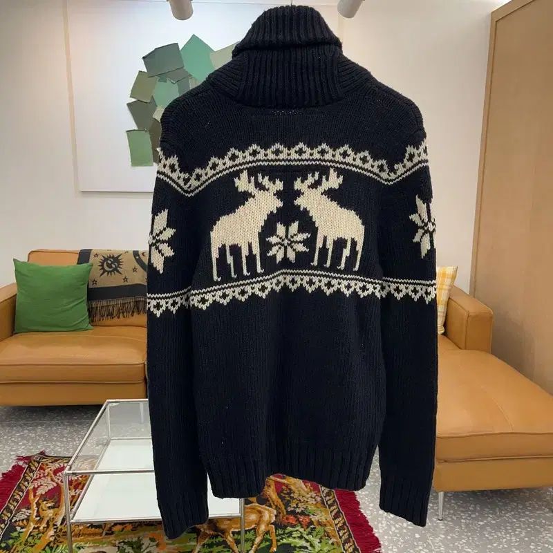 Abercrombie アバクロンビー ノルディック カウチン ウール カーディガン 100 C05593