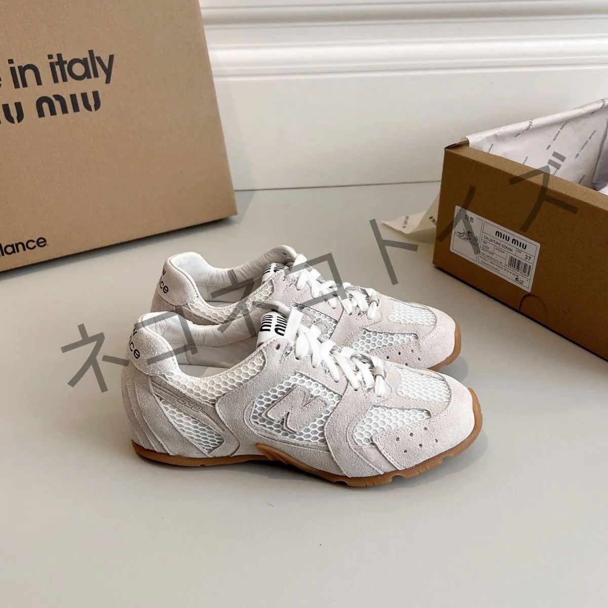 Miumiu x New Balance 530 靴 スニーカー  レディース 箱付 d