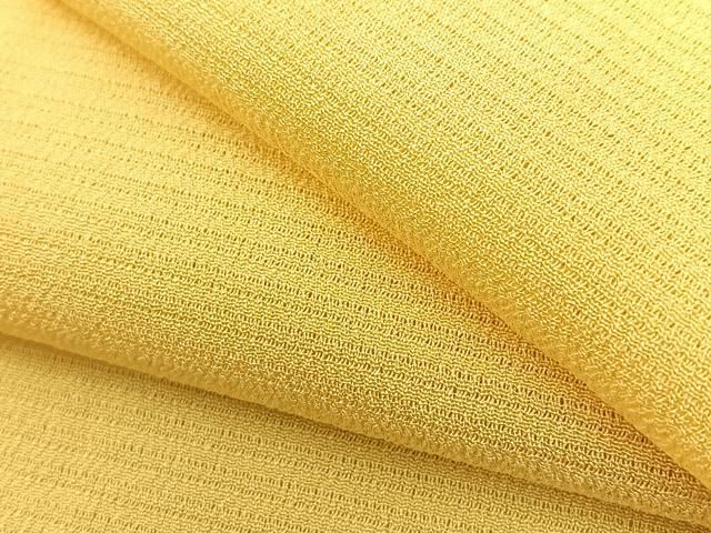 平和屋着物□上質な色無地 紋意匠 柳染色 正絹 逸品 CAAP1145gh 平和屋