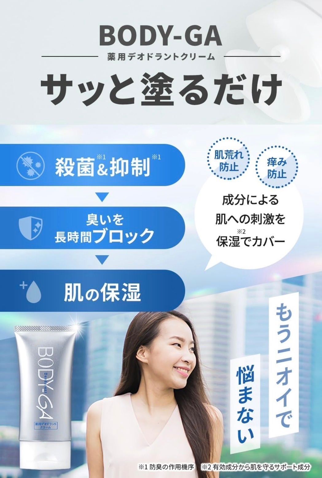 新品未使用】 BODY‑GA（ボディージーエー）薬用デオドラント