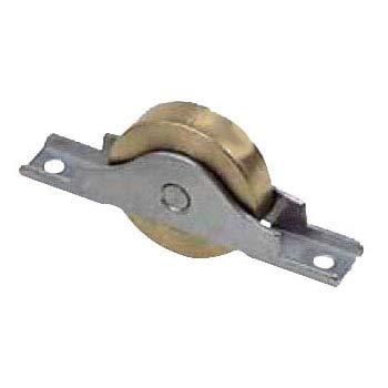 5営業日で発送 ヨコヅナ 真鍮戸車ステンレス枠ベアリング入 75 平 BTS-0752