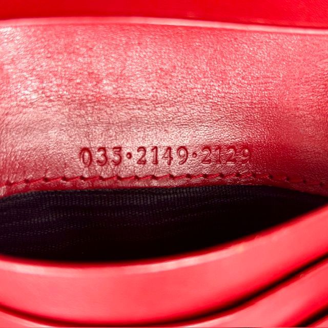 GUCCI グッチ ジャッキー GG柄 GGキャンバス レザー 二つ折り 財布