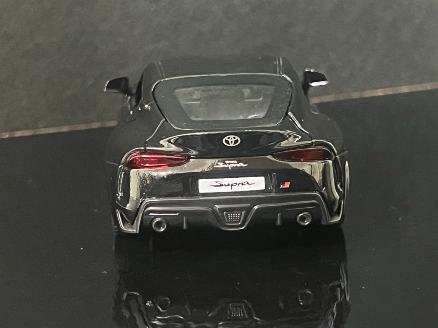 新型スープラ トヨタ TOYOTA 1/32 ミニカー 黒 ブラック - メルカリ