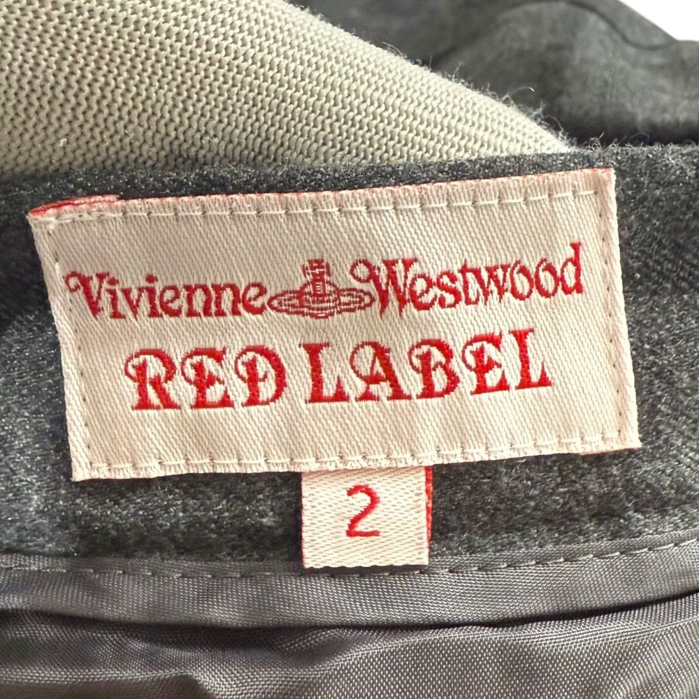 美品　レア✨ヴィヴィアンウエストウッド　変形花柄スカート　オーブ刻印ボタン　M 美品 Vivienne Westwood RED LABEL ヴィヴィアンウエストウッド