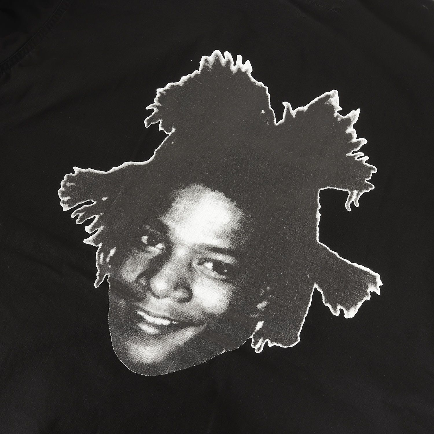 WACKO MARIA ワコマリア シャツ ブラック 黒 サイズ:L | 23SS JEAN-MICHEL BASQUIAT フォトプリント アーミー シャツ (ARMY SHIRT) | トップス カジュアルシャツ 長袖【メンズ】【K4565】 新品】WACKO MARIA ワコマリア シャツ ブラック 黒 サイズ:L | 23SS