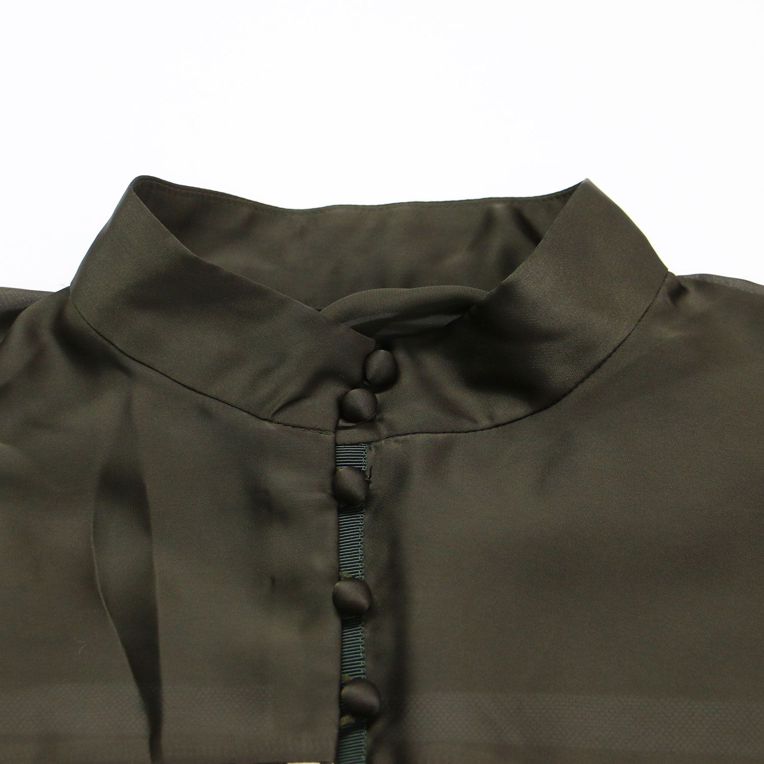 Sacai サカイ ブラウス カーキ サイズ:1(S) | メッセージ