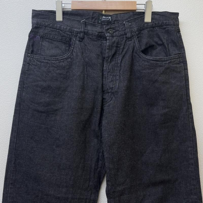 STUSSY ステューシー パンツ デニム、ジーンズ 腰後ろ ストックロゴ 