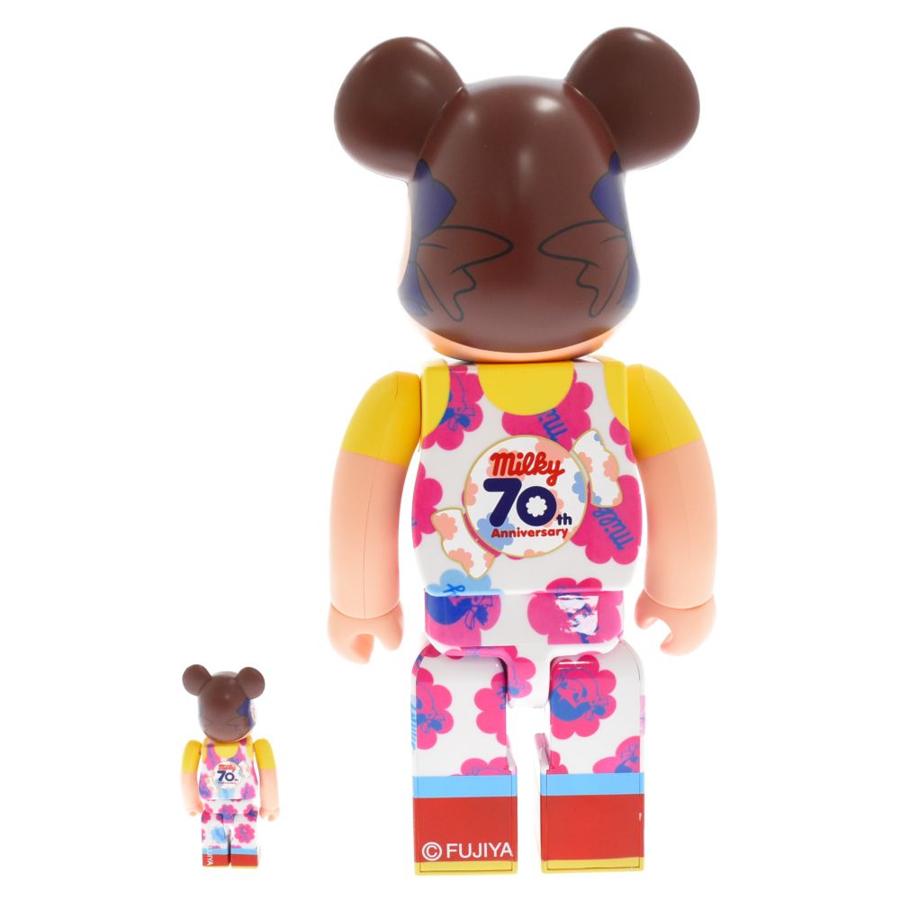 MEDICOM TOY - MEDICOM TOY メディコムトイ BE@RBRICK ペコちゃん ver. 100%&amp;400% ペコちゃん ミルキー70周年デザインベアブリック フィギュア ピンク/ホワイト MEDICOM TOY OFFICIAL BLOG（メディコム・トイ オフィシャル