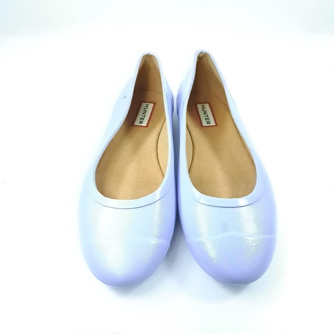 極美品 ハンター バレエシューズ レインシューズ 38 24cm ラバー