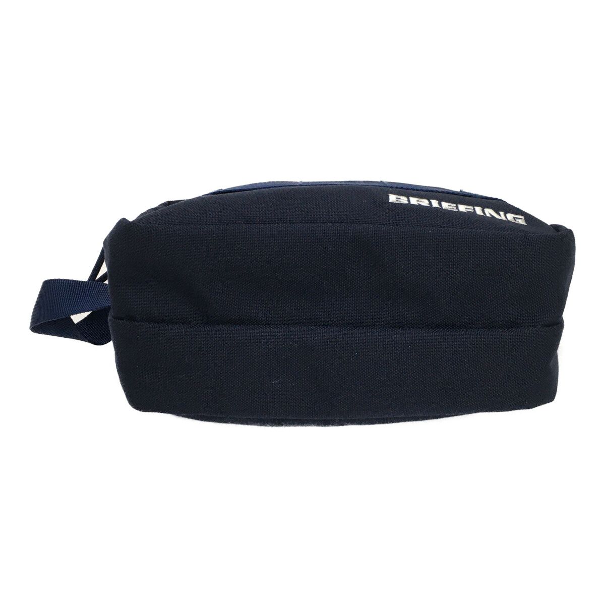 中古 ブリーフィング BRIEFING クラッチバッグ ネイビー 紺 小物