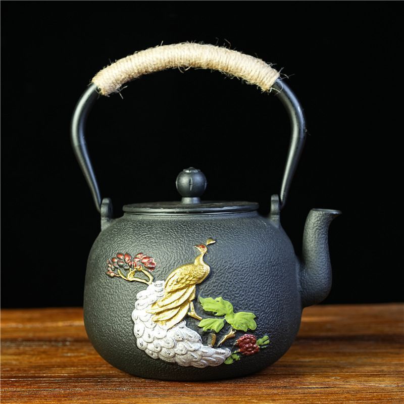【公式ショップ】 高品質【1.2L】鉄急須 新品 伝統模様 鉄器 鉄瓶 鉄急須 南部鉄器 工芸品