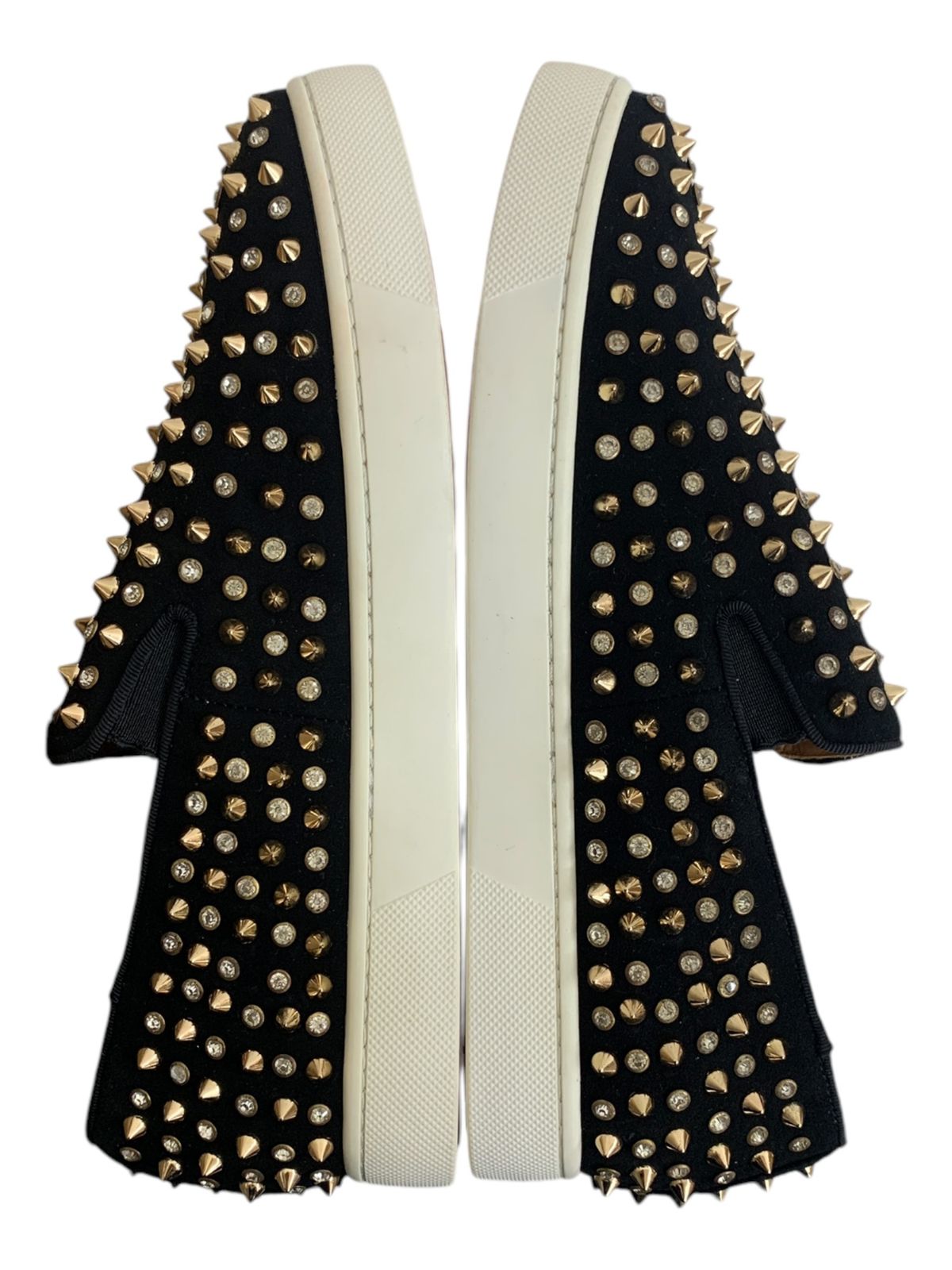 Christian Louboutin (クリスチャンルブタン) YACHT SPIKES FLAT CALF