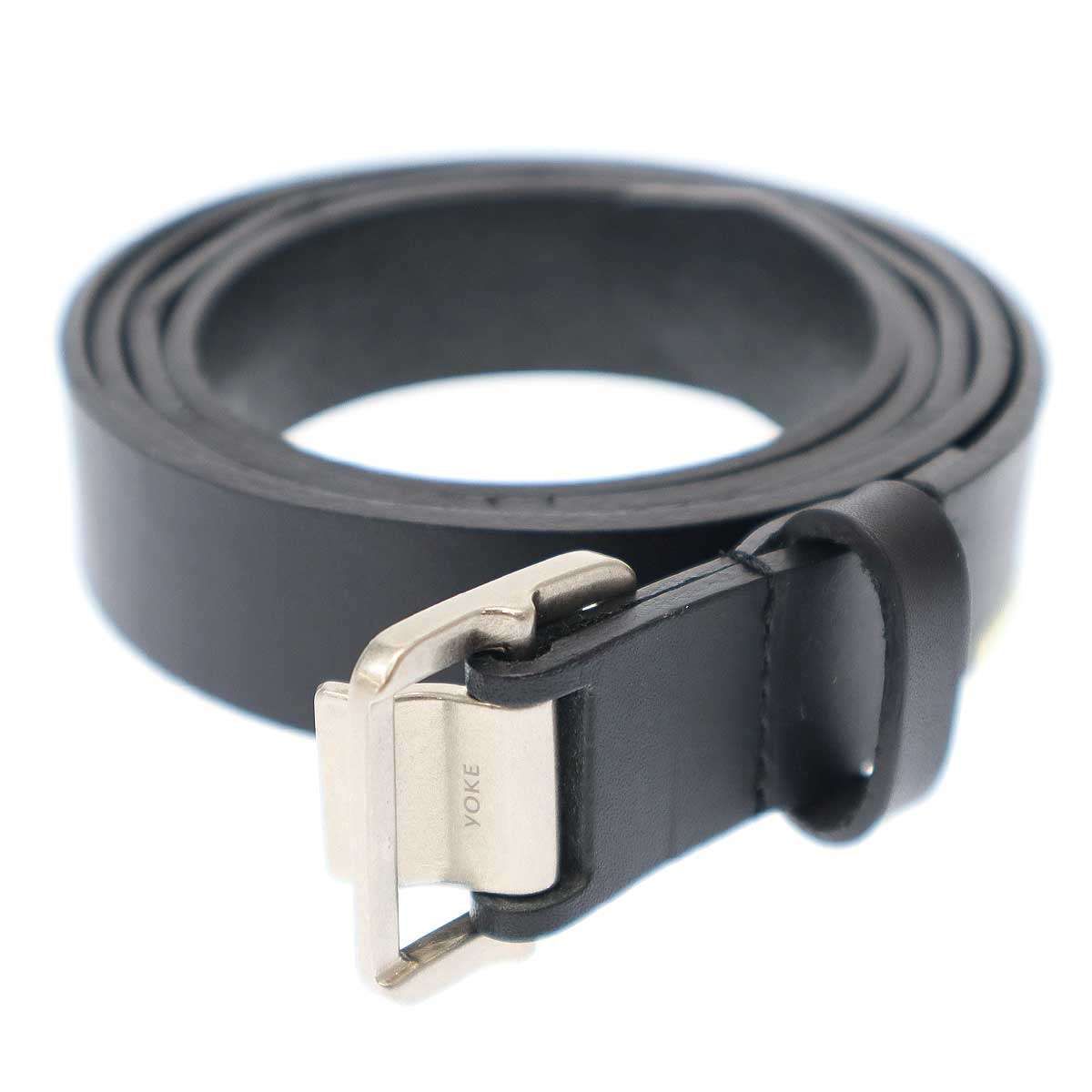 小物 yoke Narrow Leather Belt Future Present - YOKE | Narrow Leather Western Belt