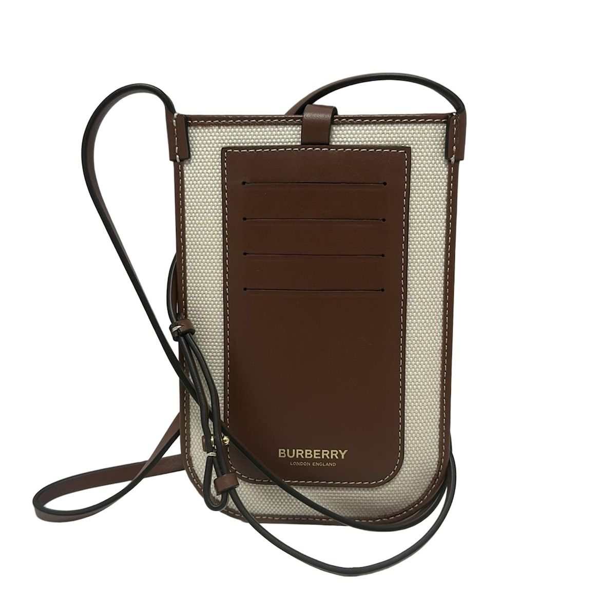 BURBERRY ダークブラウン ショルダーバッグ BURBERRY バーバリー ショルダーバッグ チェック柄 ミニボストン