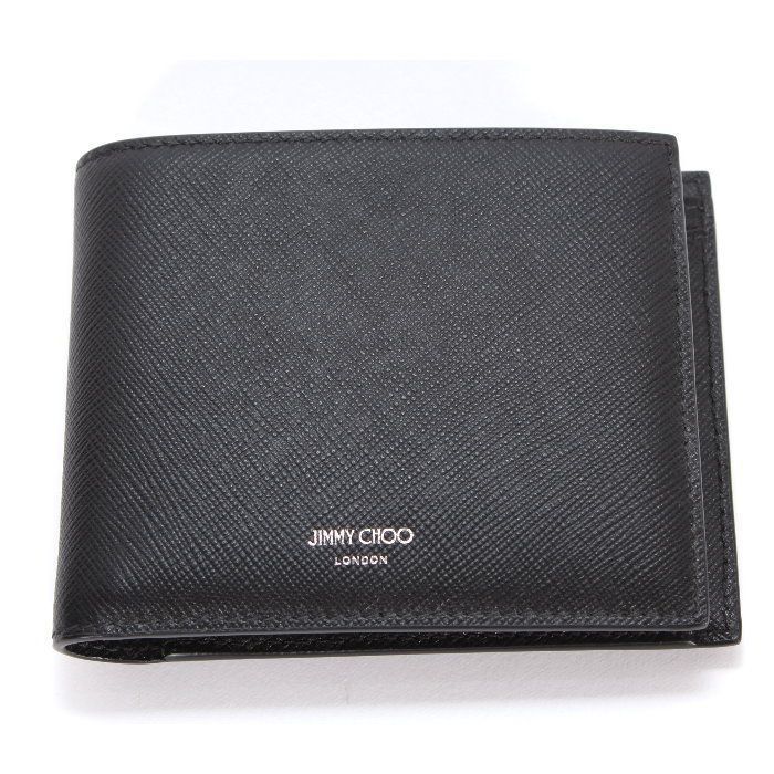 JIMMY CHOO ジミーチュウ 二つ折り折り財布 ブラック 232 LUKA