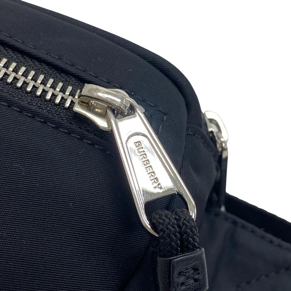 BURBERRY/バーバリー ロゴ ナイロン ボディバッグ ブラック ユニ