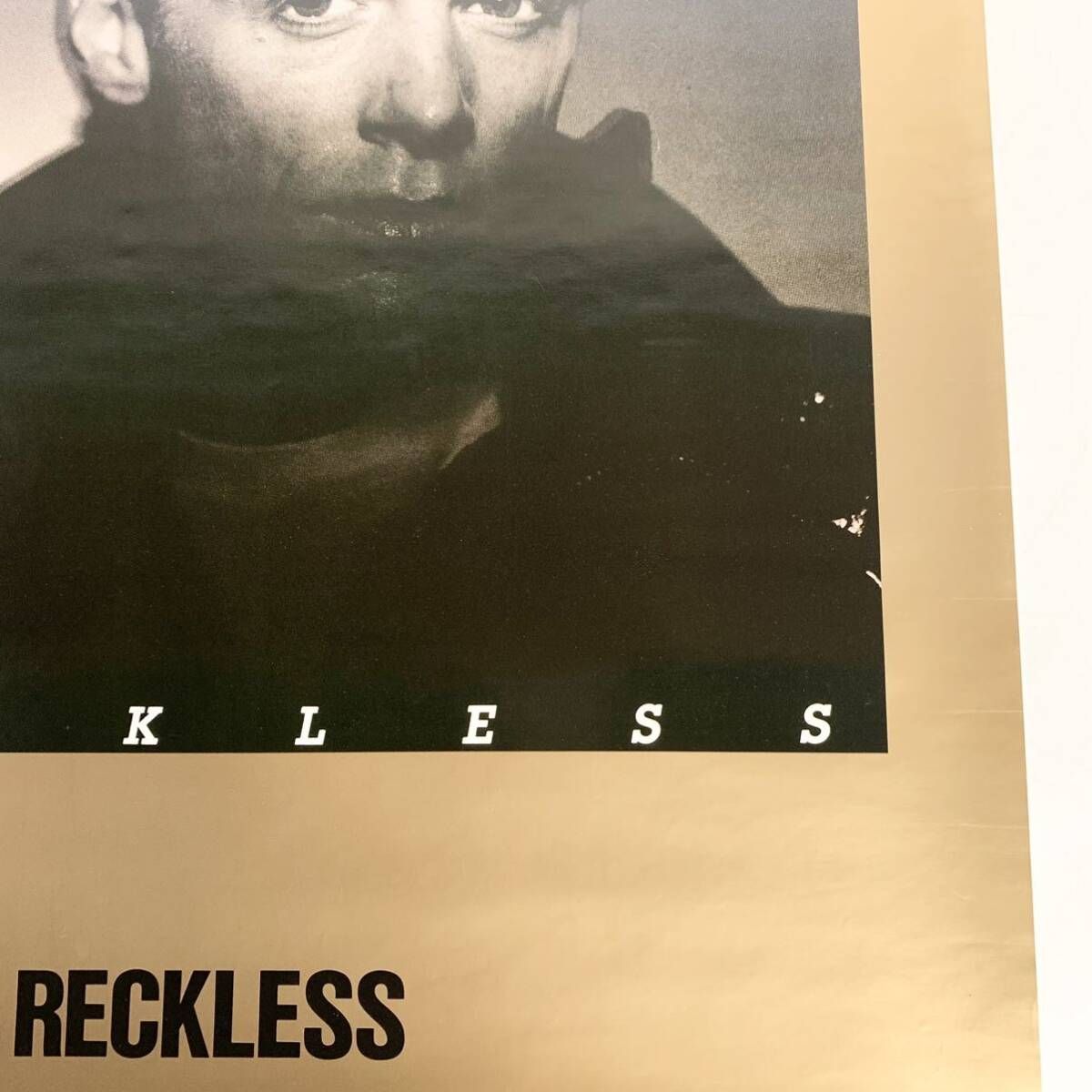 ブライアン・アダムス　レックレス　非売品　ポスター　A1サイズ　販促用　BRYAN ADAMS　RECKLESS　レトロ