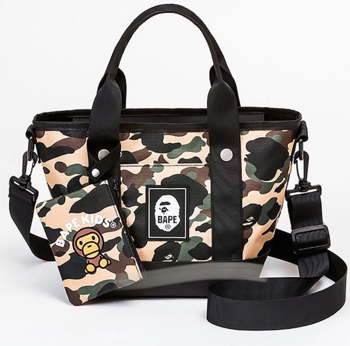 BAPE KIDS◆A BATHING APEア ベイシング エイプトート＆財布