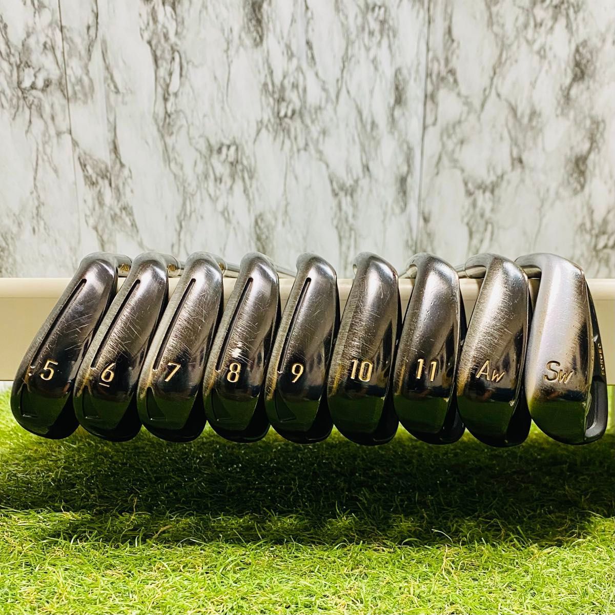 最高級】豪華9本 ホンマ ベレス08 ブラック メンズアイアン