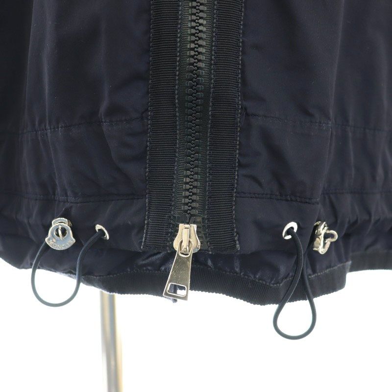 モンクレール MONCLER ROMBOU ジップジャケット フード 3 紺 /MI □OS  