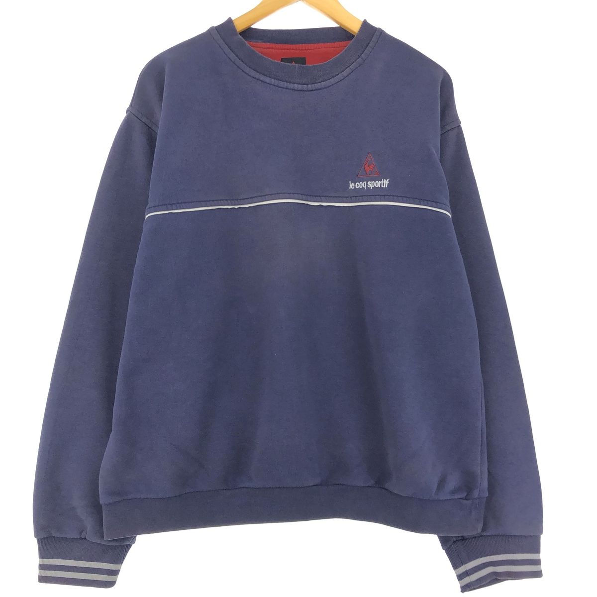 古着 le cop sportif ワンポイントロゴスウェットシャツ トレーナー メンズXL/eaa427047