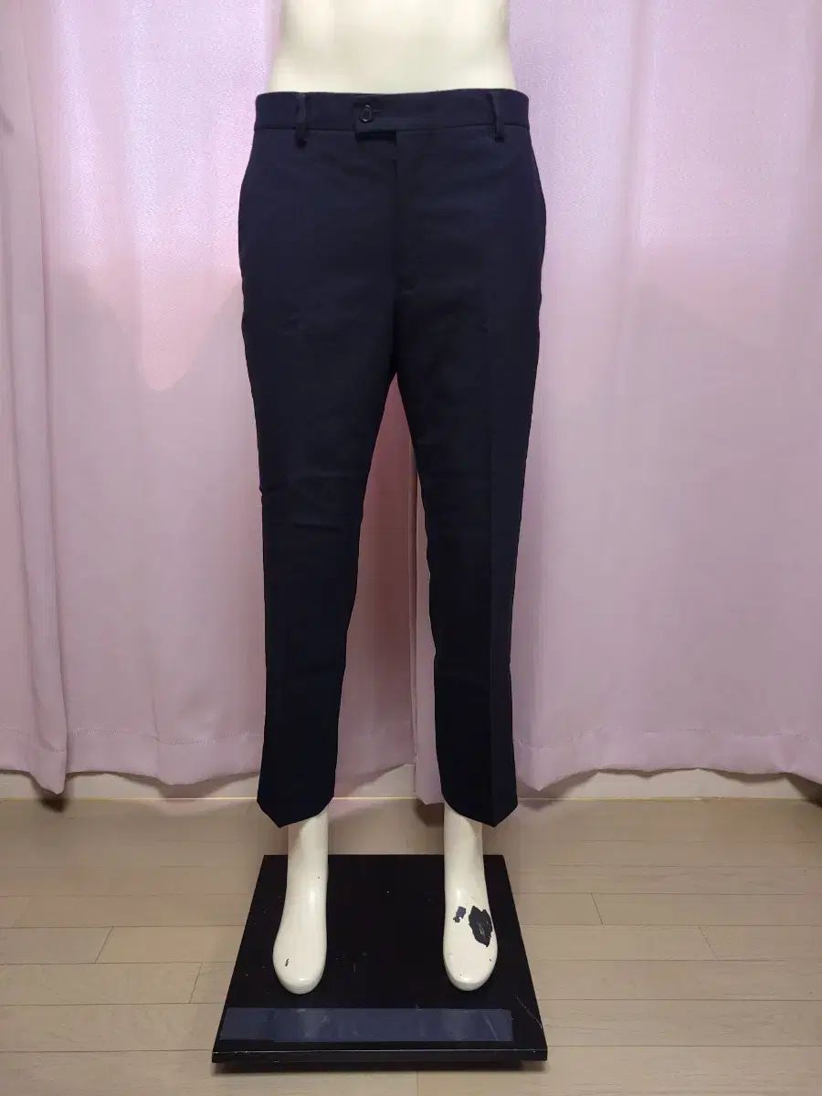 * * ジョージア ブレンドなし ダークネイビー スーツ パンツ