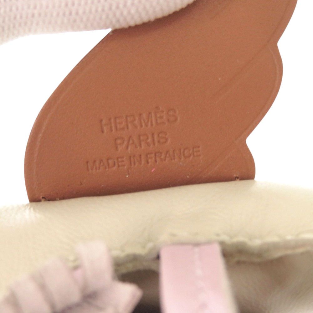 美品 エルメス ロデオペガサスPM クレ モーヴペール ゴールド  