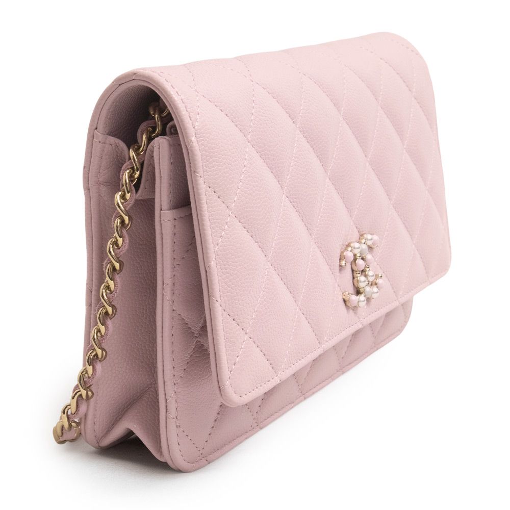 CHANELマトラッセ　 ピンク 斜めがけウォレット 楽天市場】シャネル CHANEL マトラッセ クラシックチェーン