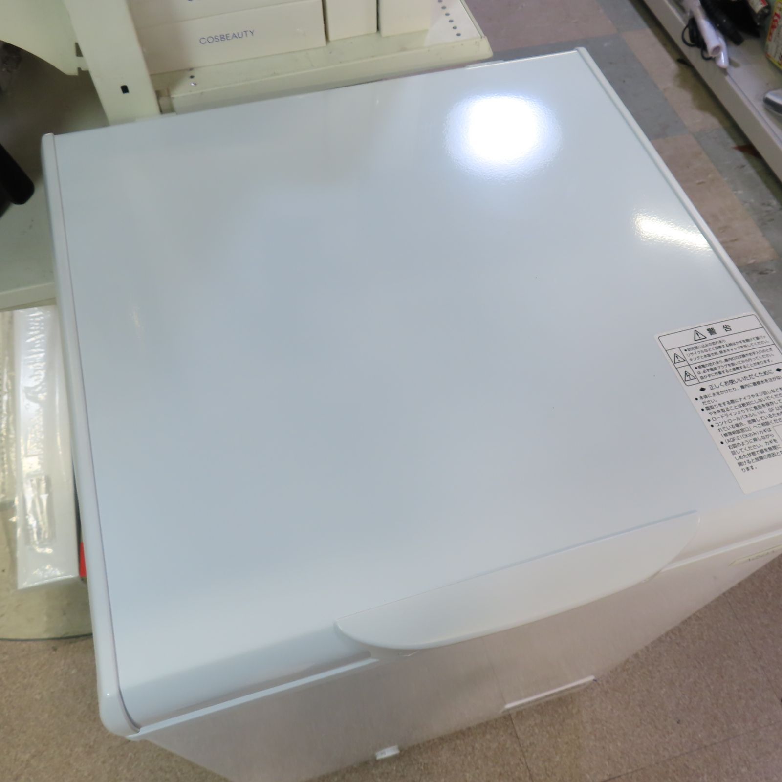 AQUA アクア 冷凍庫 AQF-10CK 103L ノンフロン冷凍庫 ホワイト 動作品 製 100V ストッカー