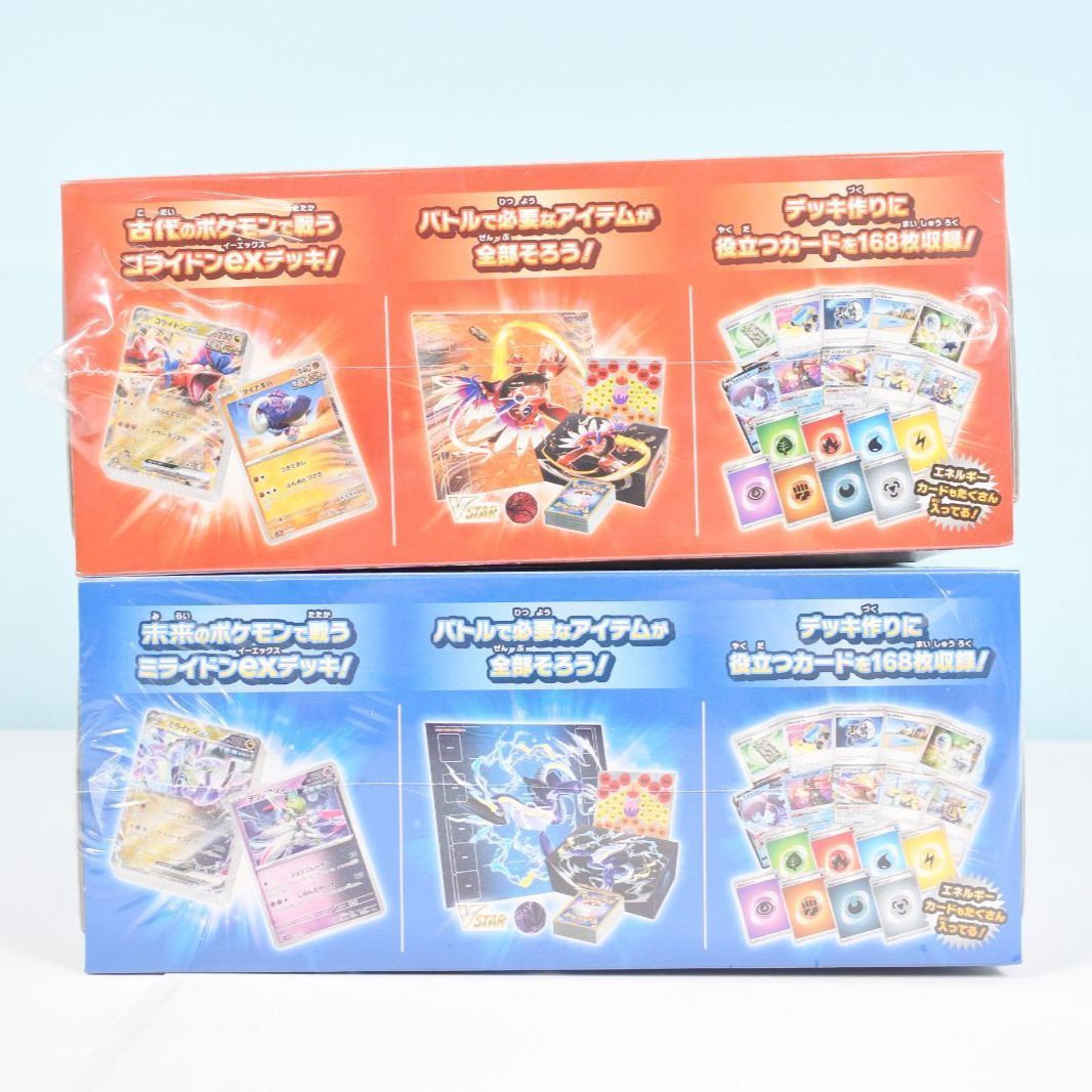 ポケモンカード　古代のコライドンex 未来のミライドンex　各2BOX スターターデッキ＆ビルドセット「古代のコライドンex」「未来の