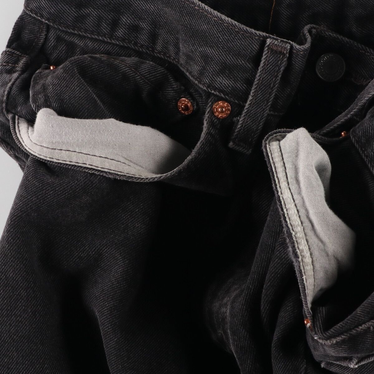 古着 90年代 リーバイス Levi's 517-0260 後染め ブラックデニム
