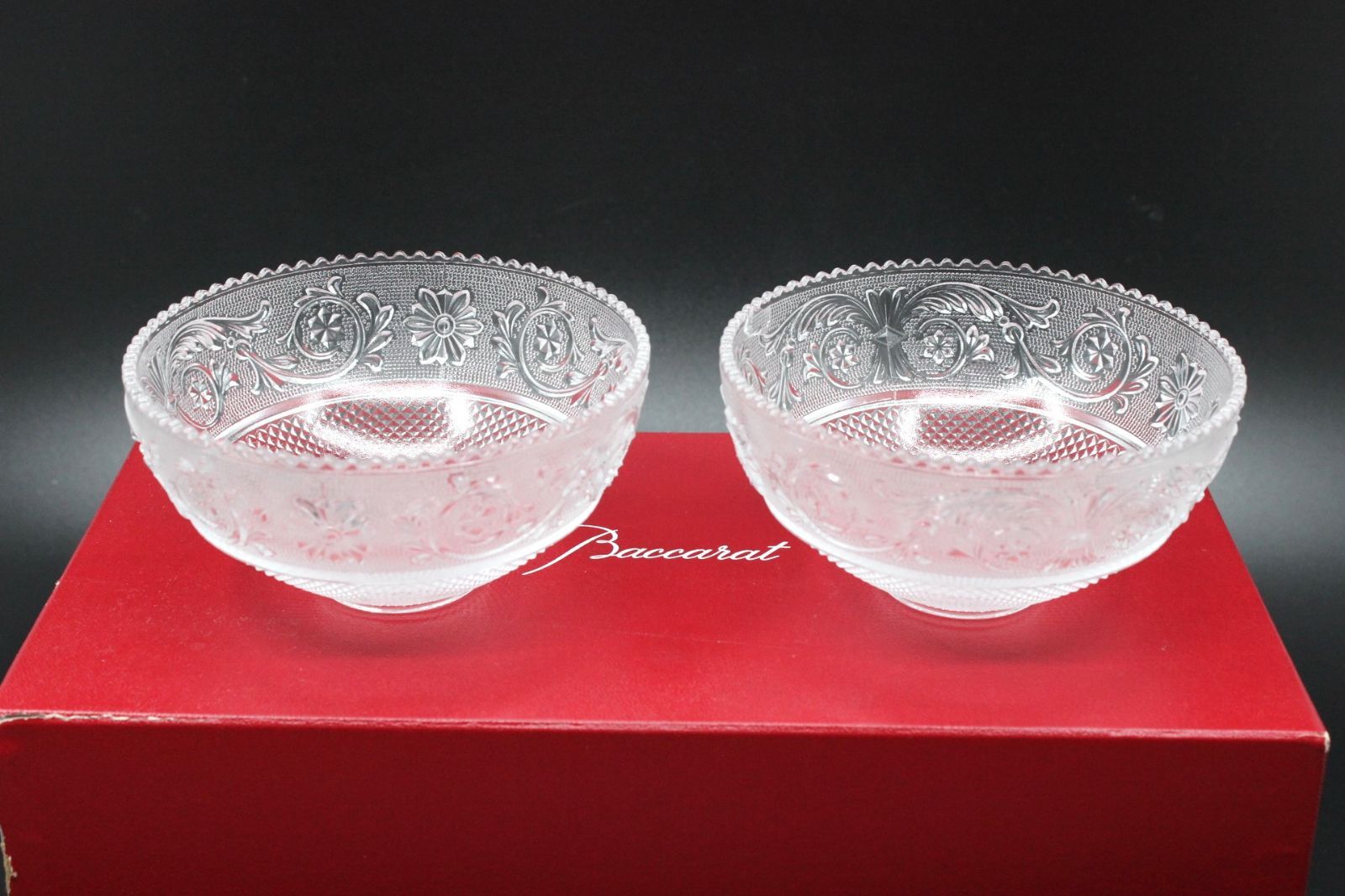 Baccarat アラベスク クリスタルボウル 2個セット - メルカリ