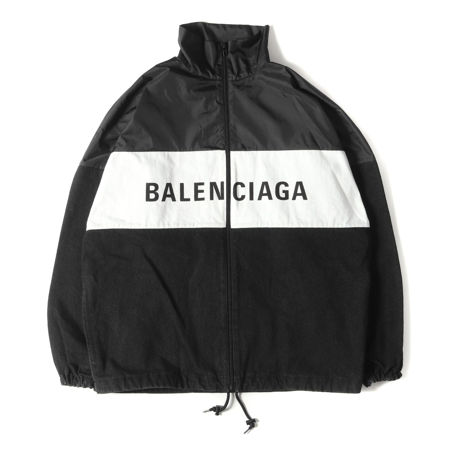 美品 BALENCIAGA バレンシアガ ブルゾン サイズ:34 2021年製 ロゴ 
