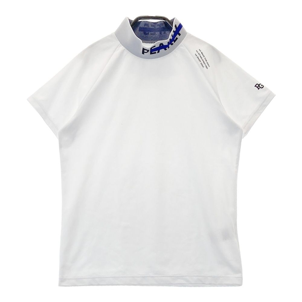 サイズ 2 PEARLY GATES パーリーゲイツ 2025年モデル モックネック 半袖Tシャツ プリント ホワイト系 240101541037 ゴルフウェア レディース ストスト