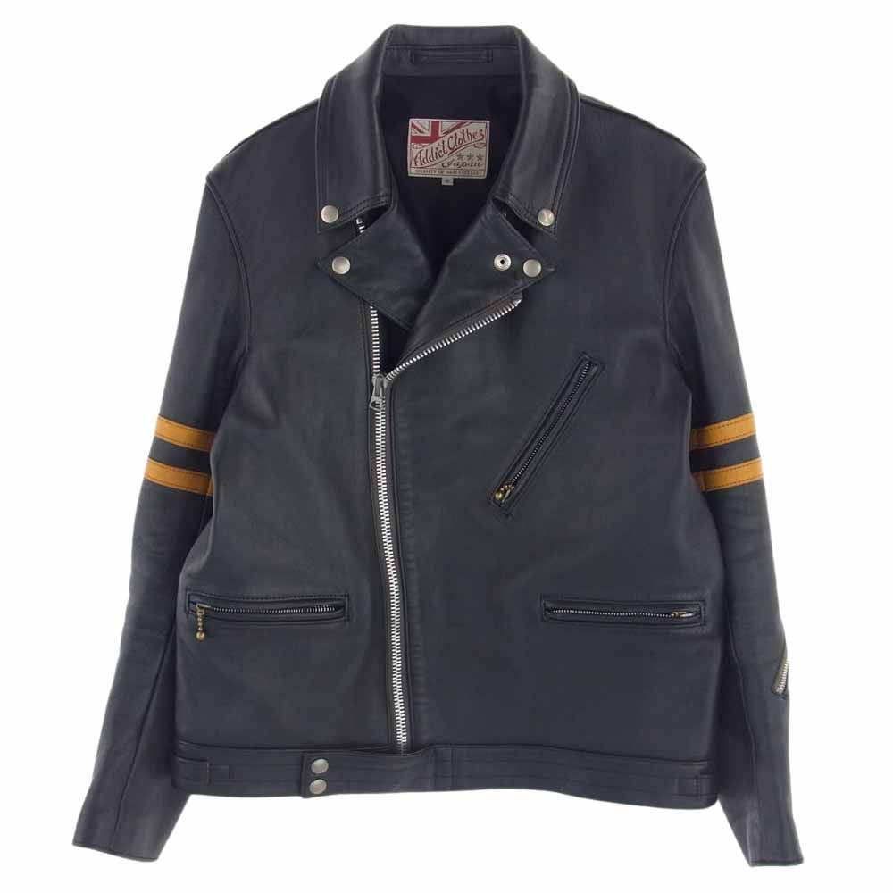 ADDICT CLOTHES アディクトクローズ レザージャケット AD03 BRITISH