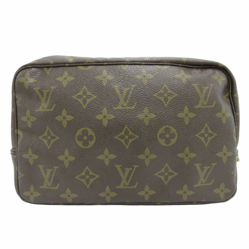 ルイヴィトン LOUIS VUITTON M47524 トゥルーストワレット 23 モノグラム セカンドバッグ クラッチバッグ 総柄 茶 ブラウン /FF 1002 AA