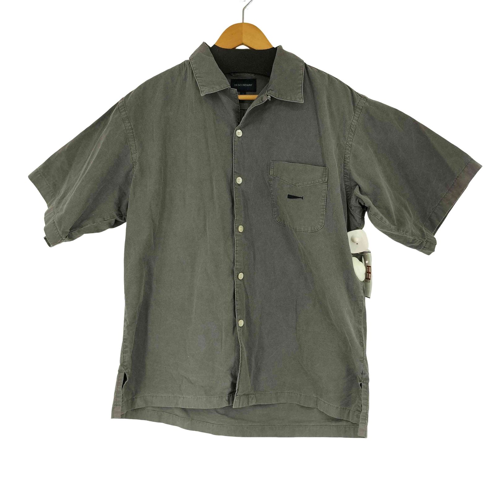 ディセンダント DESCENDANT S WIND OPEN COLLAR SS SHIRT メンズ 2