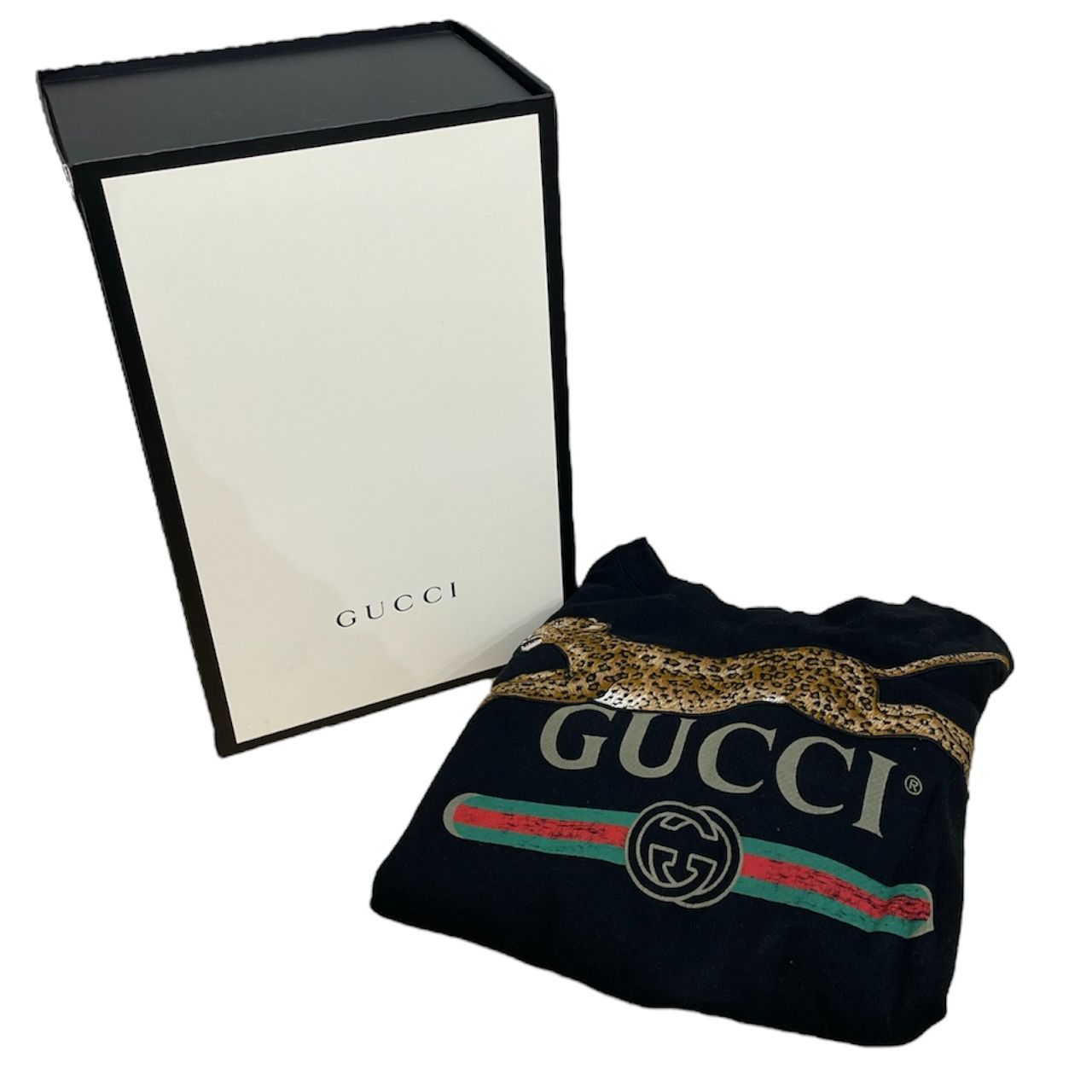 θ GUCCI メンズ ジャガー スウェット 表記サイズ L 527743 箱付き