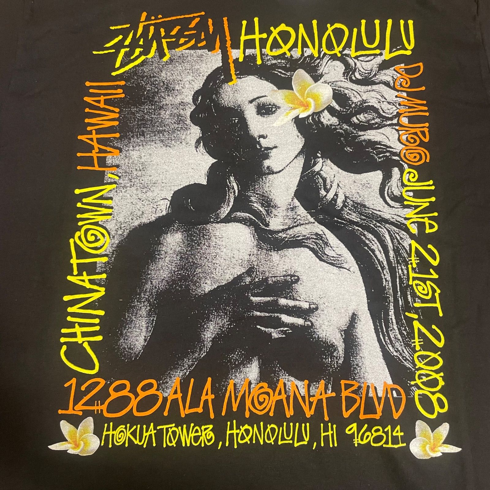 STUSSY Honolulu Venus Tee ホノルルチャプト オープン記念Tシャツ 