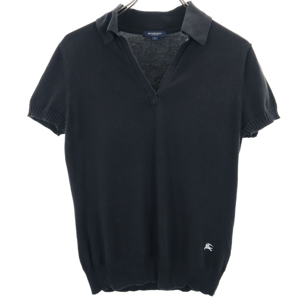 バーバリーロンドン 三陽商会 半袖 スキッパーカラー ニット 2
