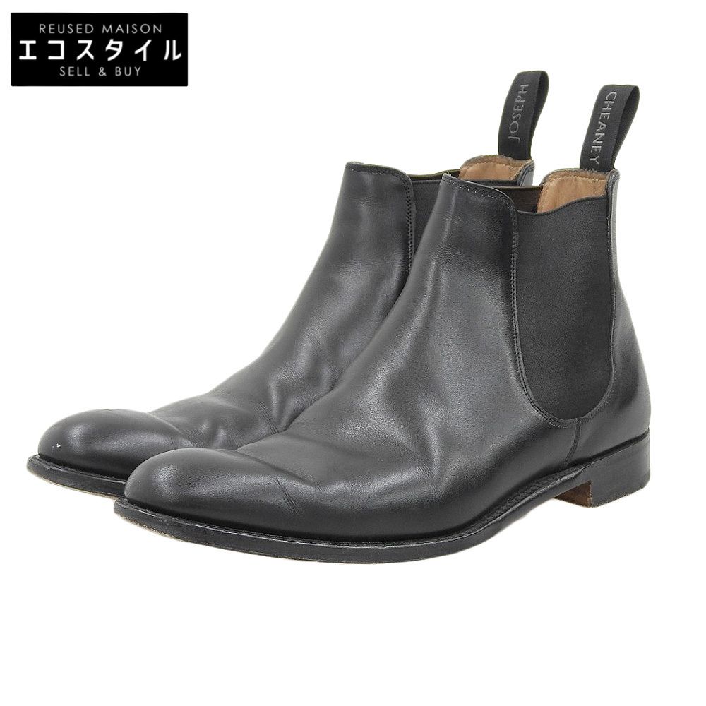 CHEANEY チーニー CHEANEY チーニー THREADNEEDLE 11028ラスト レザー サイドゴアブーツ シューズ メンズ 黒 ブラック 7 7