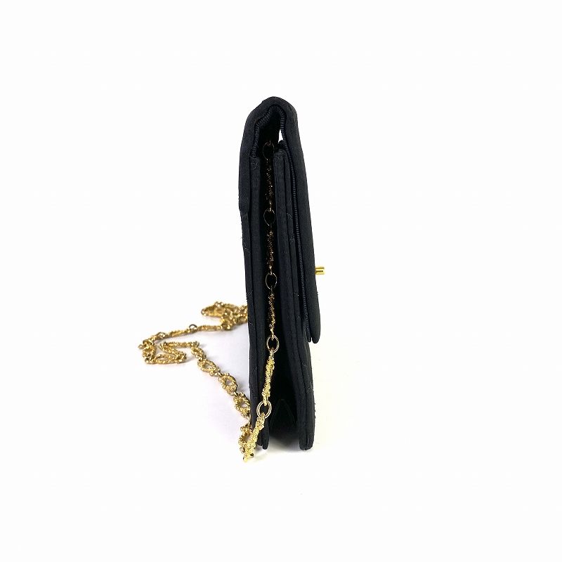 CHANEL シャネル ココマーク パリ限定 サテン ショルダーバッグ 