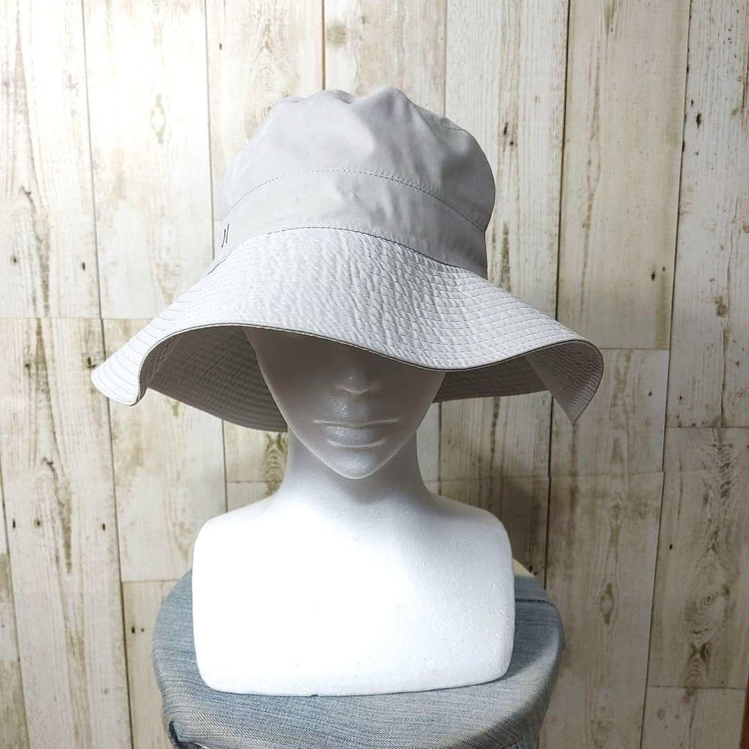 HERMES エルメス H刺繍 帽子 バケットハット フランス製