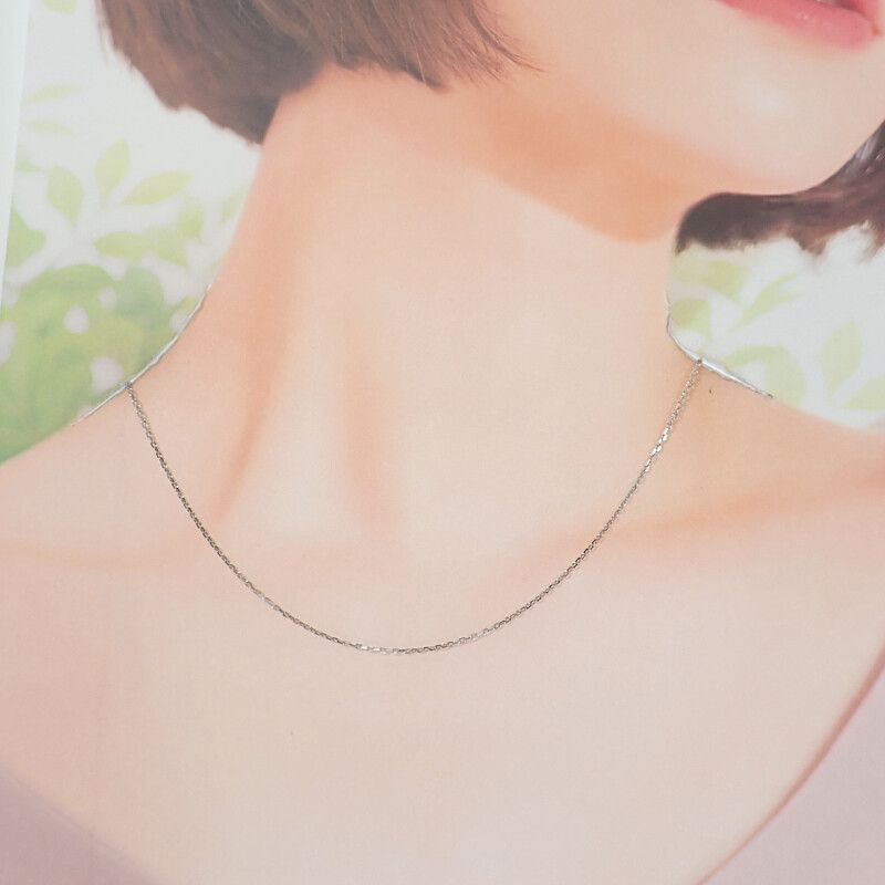 カルティエ CARTIER チェーン B7060800 ネックレス K18WG ホワイト 