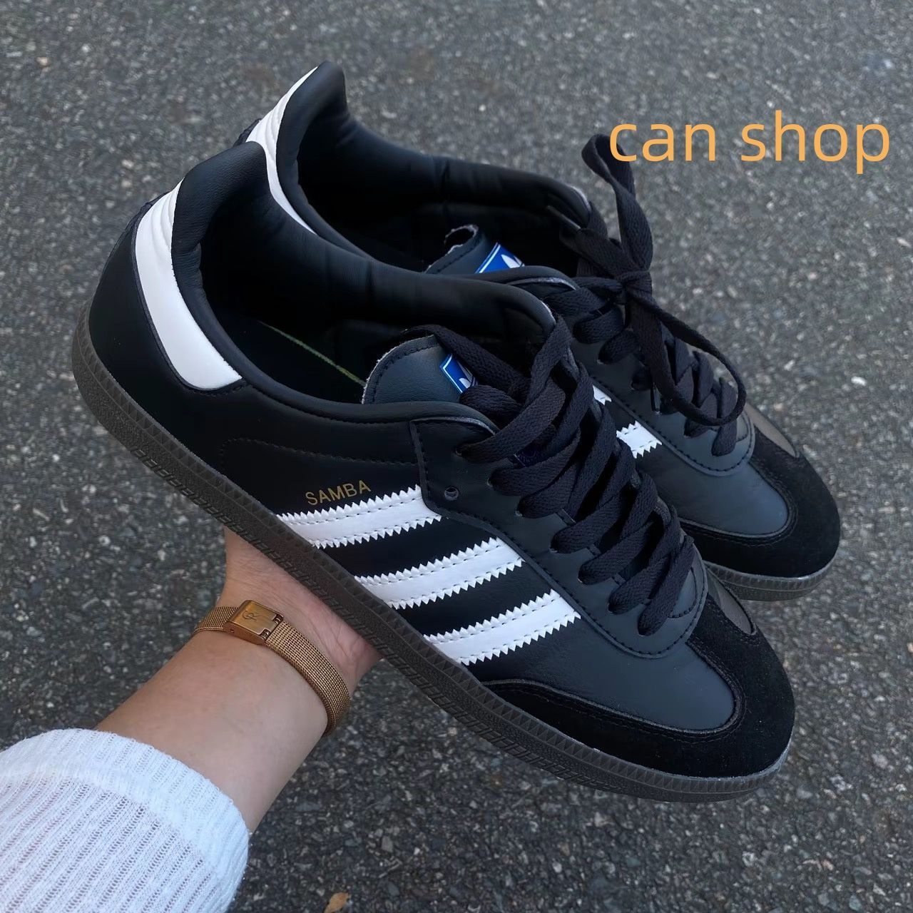 新品未使用【adidas】アディダス サンバ Samba OG ブラック 男女同型 