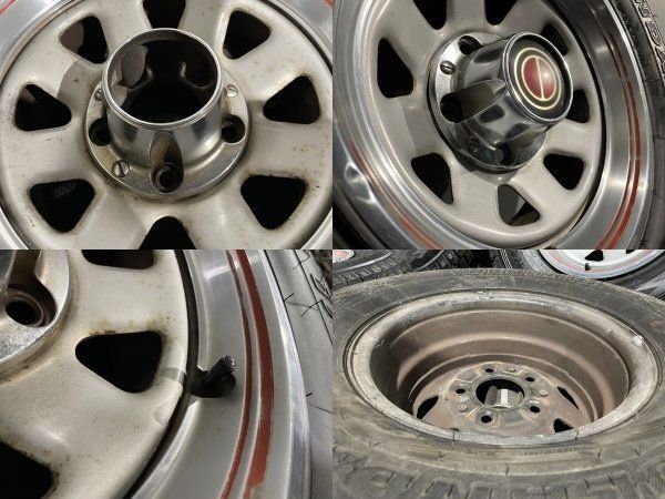 【YK G072 255/70R15】 スタッドレス【FORD 1987 F150 純正ホイール 15インチ 7J5HPCD139.7】超希少 20年 バリ溝 トリムリング付 MTD397MS YK G072 255/70R15】 スタッドレス【FORD 1987 F150 純正ホイール 15