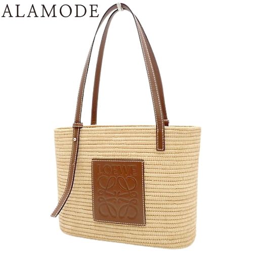 LOEWE スモール　かごバッグ ナチュラル/ブラウン ロエベカゴバック スモール ブラウン LOEWE かごバッグ ナチュラル