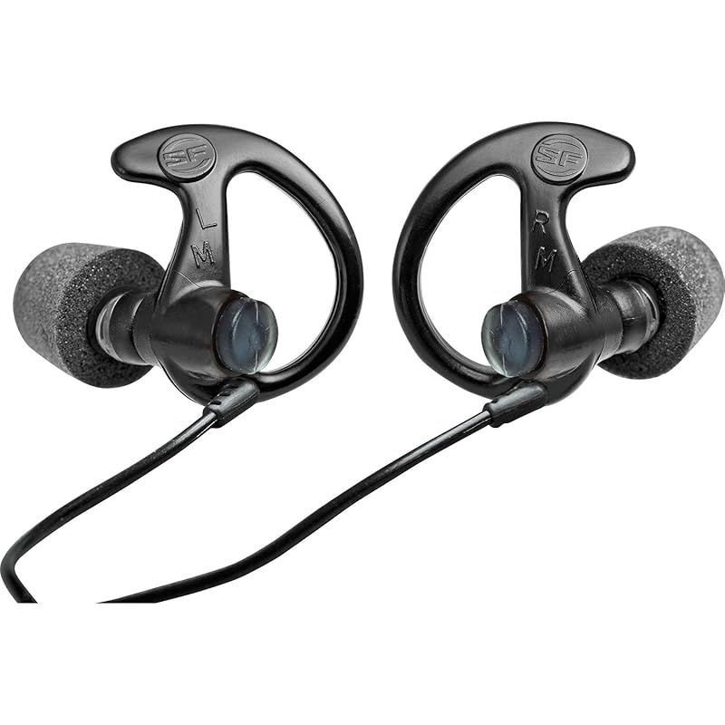 シュアファイア EP10 FULL BLOCK EARPLUGS MEDIUM BLACK 1