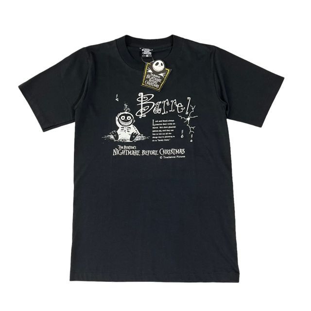 VINTAGE 90s The Nightmare Before Christmas Barrel Tee Size M