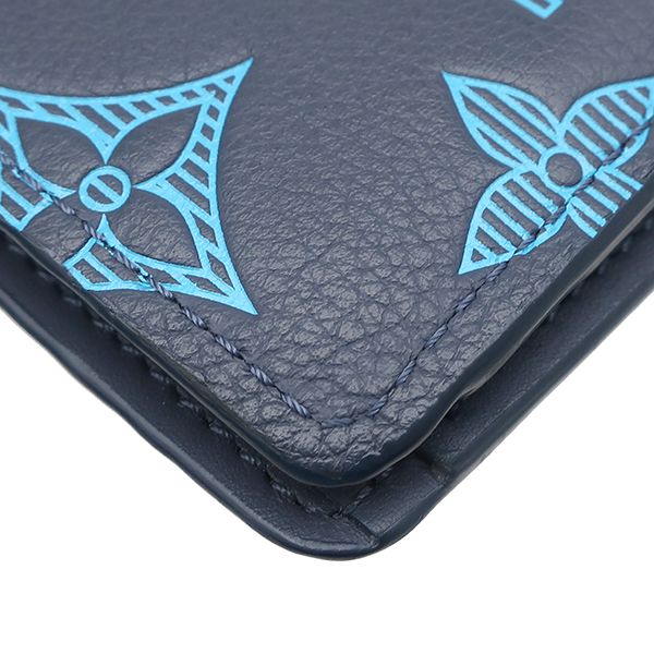 太*郎様 ルイヴィトン ポルトフォイユ ミュルティプル　ブルー　二つ折り財布 ルイヴィトン LOUIS VUITTON 二つ折り財布 ポルトフォイユ